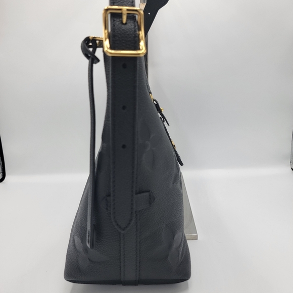 Louis Vuitton Black Monogram Carry All PM Empreinte  Bag - Picture 2 of 11